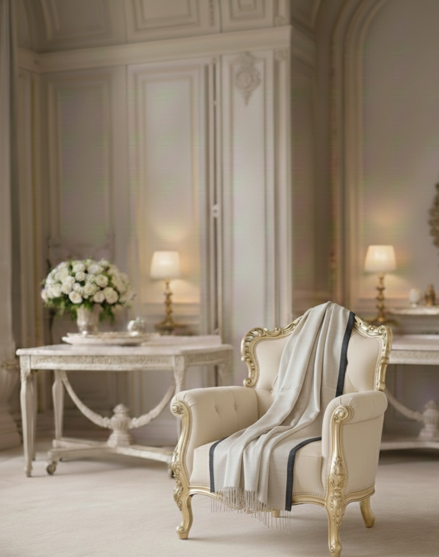 Silk Border Hashidar Shawls