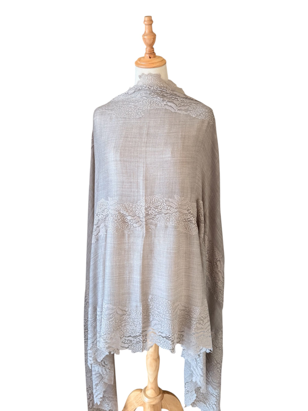Kashmiri Shawl | Valentino Lace | Bronze